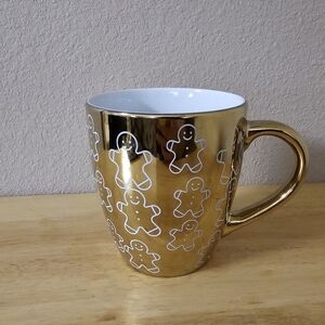 Gold Gingerbread Mug